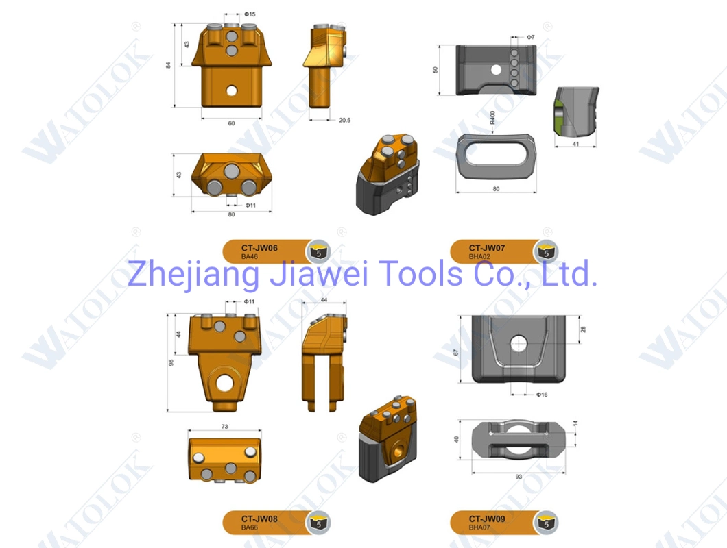 Watolok Foundation Drilling Bits Holder for Baue R Foundation Machine