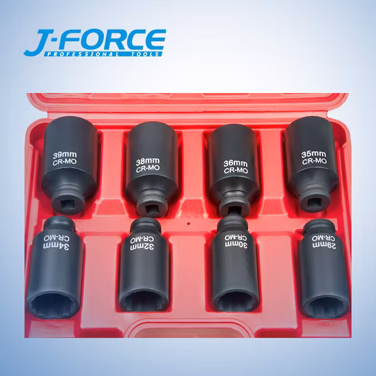 Ferramentas de reparo automotivo de impacto de 53 peças de 3/4 de polegada Conjunto de soquete de chave inglesa Ferramentas de reparo automotivo