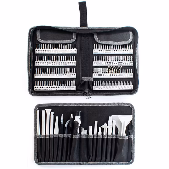 Precision 180 em 1 conjunto de pontas de chave de fenda, com 30 ligas de broca de aço S2 mini chave de fenda para câmera portátil smartphone