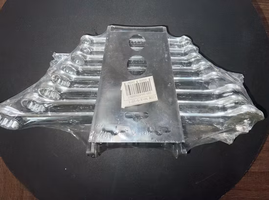 10 PCS chave de combinação/chave de boca com organizador de rack
